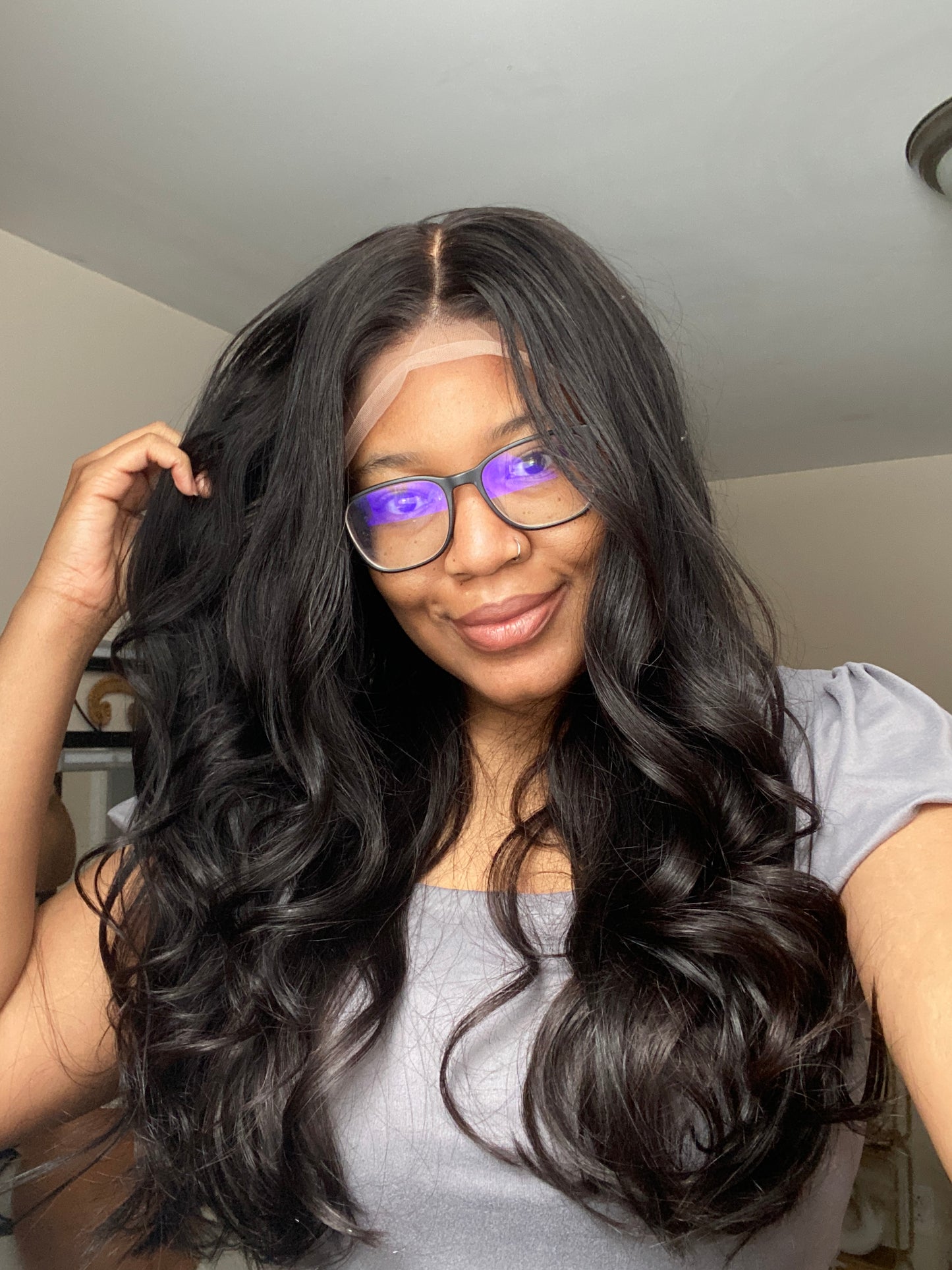 Kourtney 20" || Glueless Lace front wig